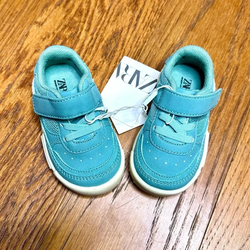 Teal Green Zara Baby Girl‎ Sneakers
